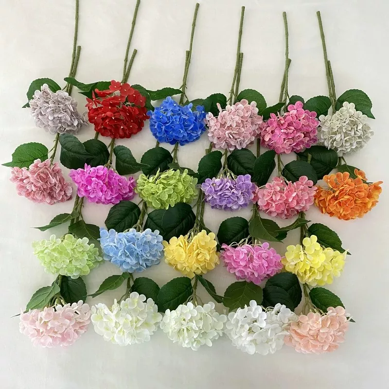 Hydrangea benetako ukipen lore artifizialak